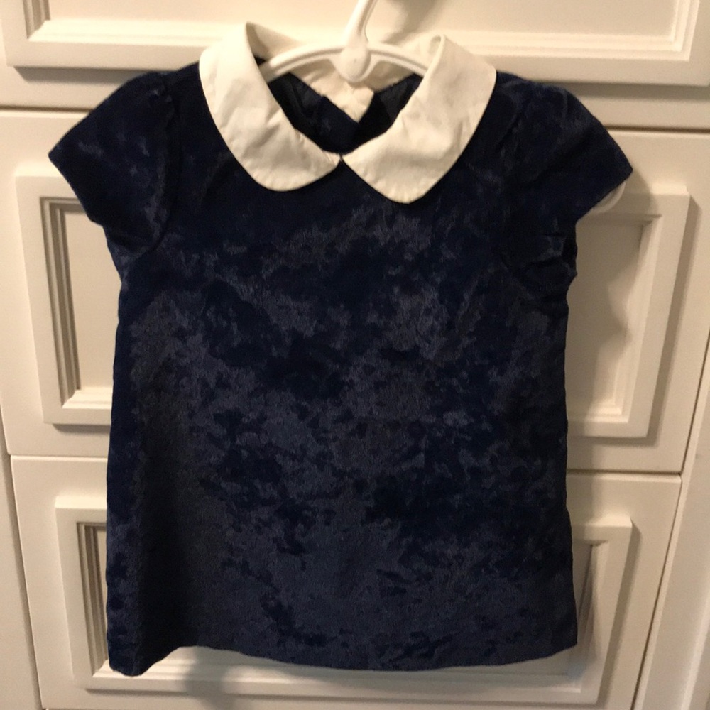 Janie and Jack Navy Dress - 6-12m